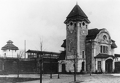 Station Friedrichsberg um 1900.