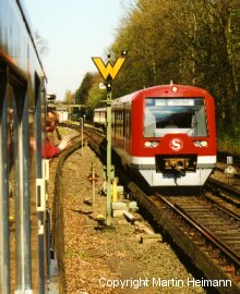 Rangierarbeiten auf Signal „Sh1“ in Poppenbüttel